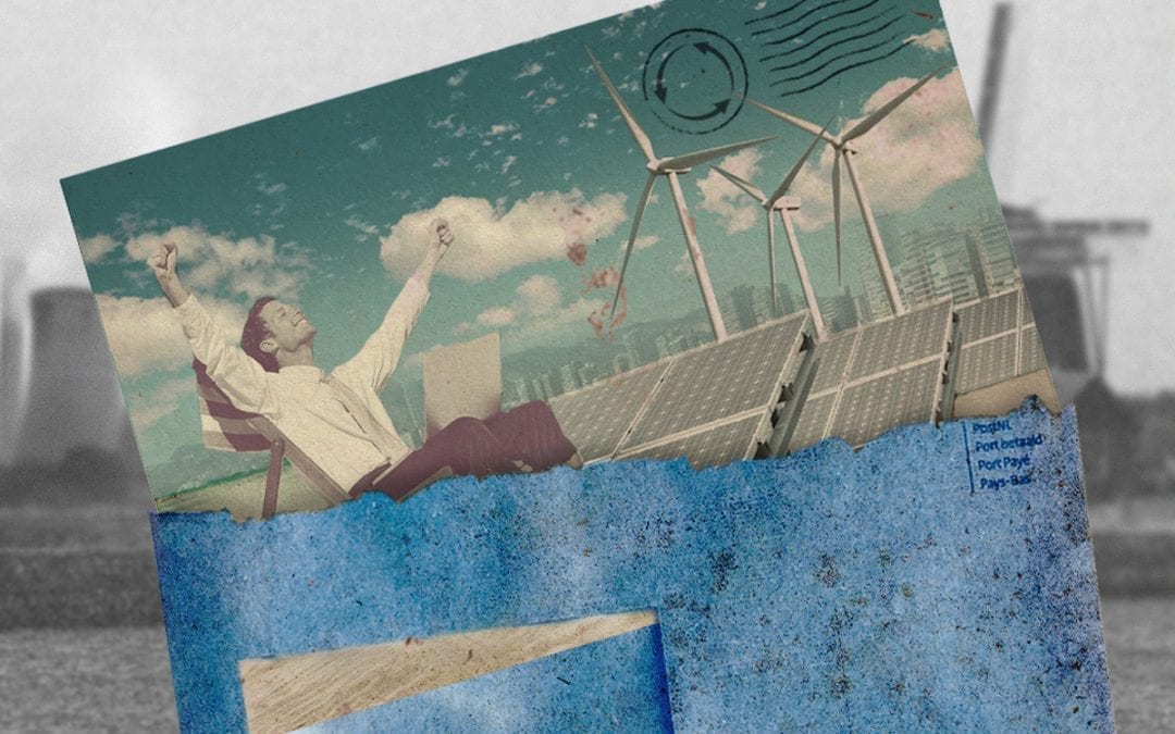 Een betere wereld begint bij de blauwe envelop