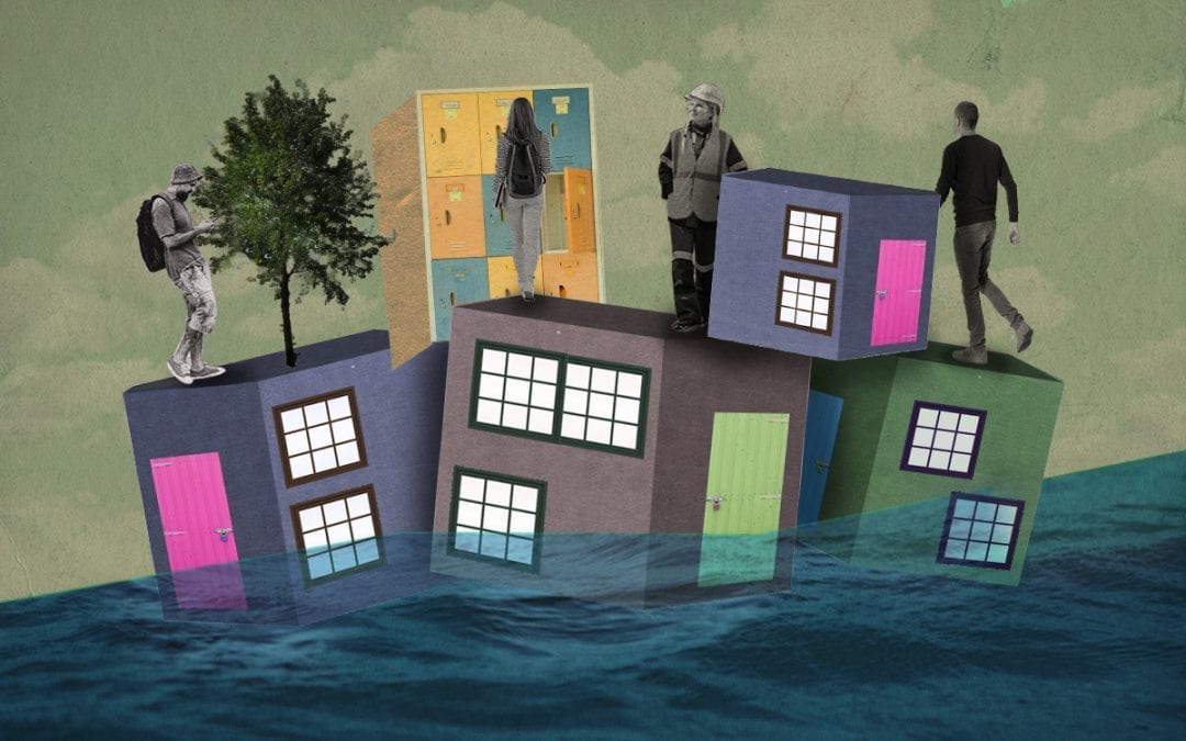 De drijvende stad overstroomt niet