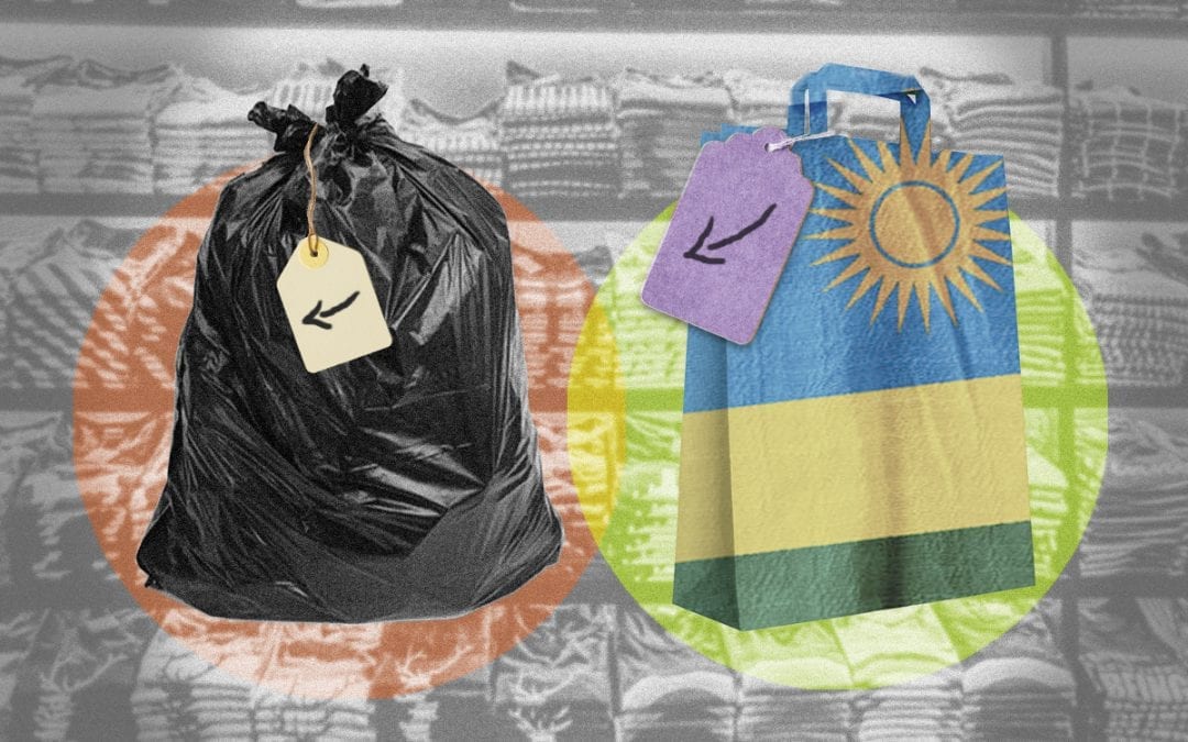 In Rwanda maken kleren het land
