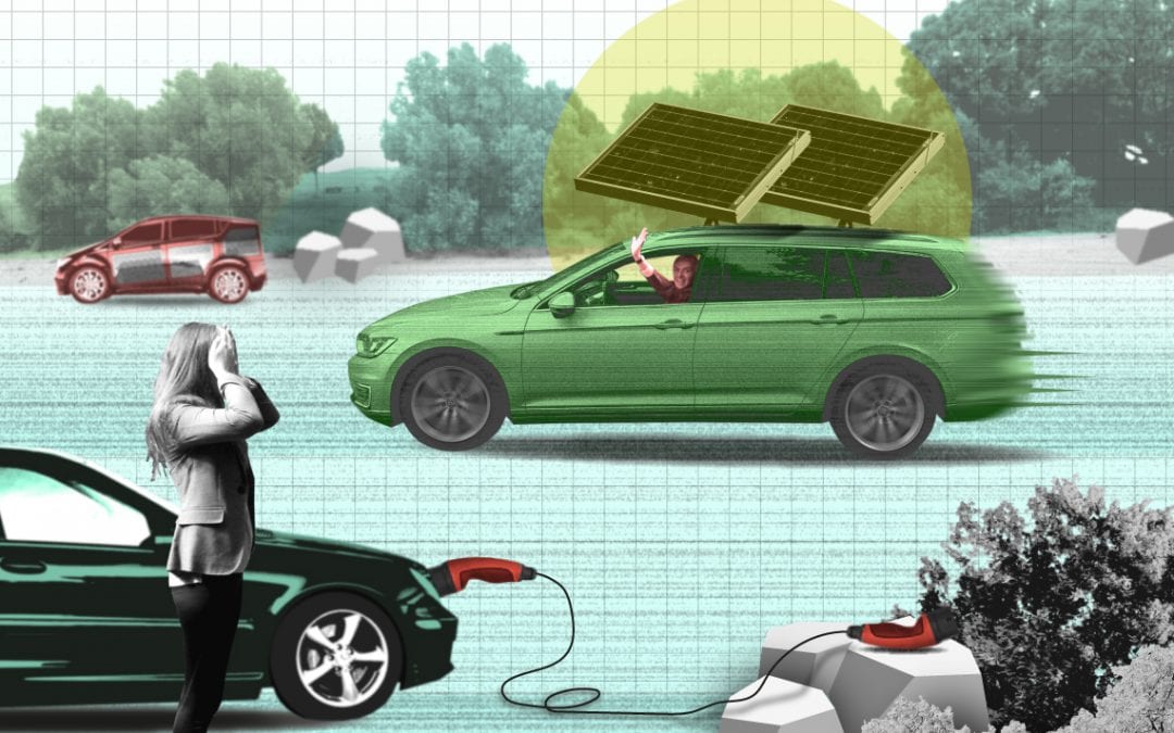 Deze elektrische auto laadt draadloos op